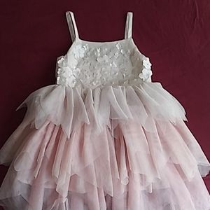 Pink and white ombre dress